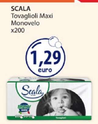 SCALA Tovaglioli Maxi Monovelo x200