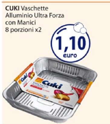 CUKI Vaschette Alluminio Ultra Forza con Manici