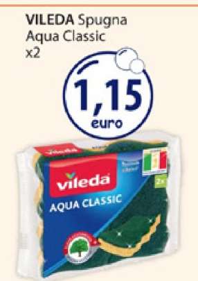 VILEDA Spugna Aqua Classic x2