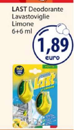LAST Deodorante Lavastoviglie Limone