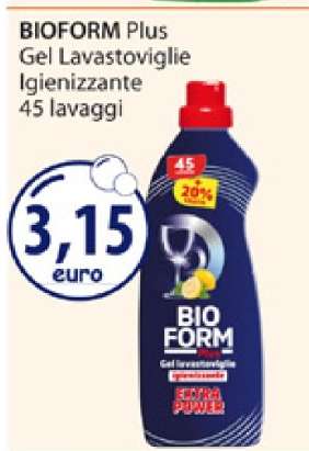 BIOFORM Plus Gel Lavastoviglie Igienizzante