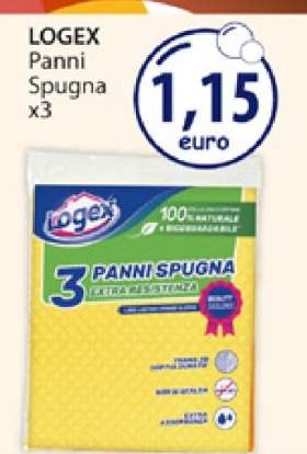 LOGEX Panni Spugna x3