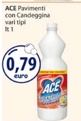 ACE Pavimenti con Candeggina