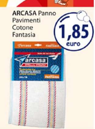 ARCASA Panno Pavimenti Cotone Fantasia