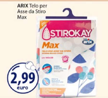 ARIX Telo per Asse da Stiro Max