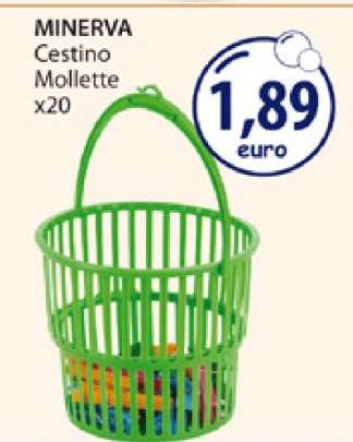 MINERVA Cestino Mollette x20