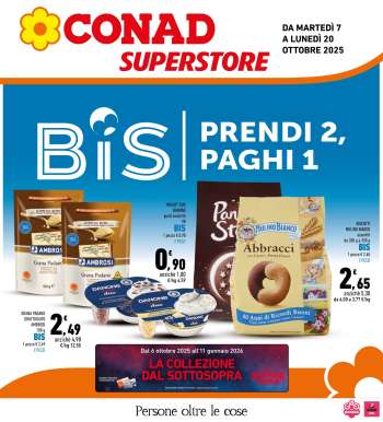 Volantino Conad Superstore - 7/10/2025 - 20/10/2025.