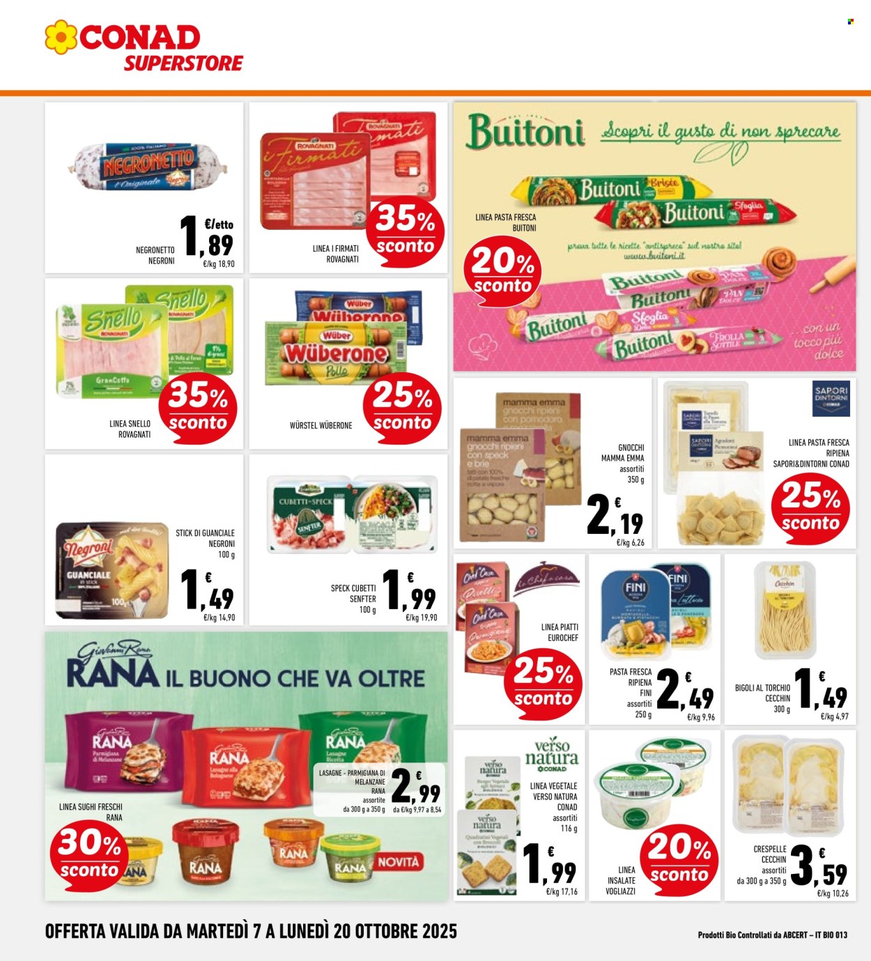 Volantino Conad Superstore - 7/10/2025 - 20/10/2025. Pagina 16