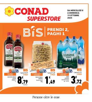 Volantino Conad Superstore - 8/10/2025 - 19/10/2025.