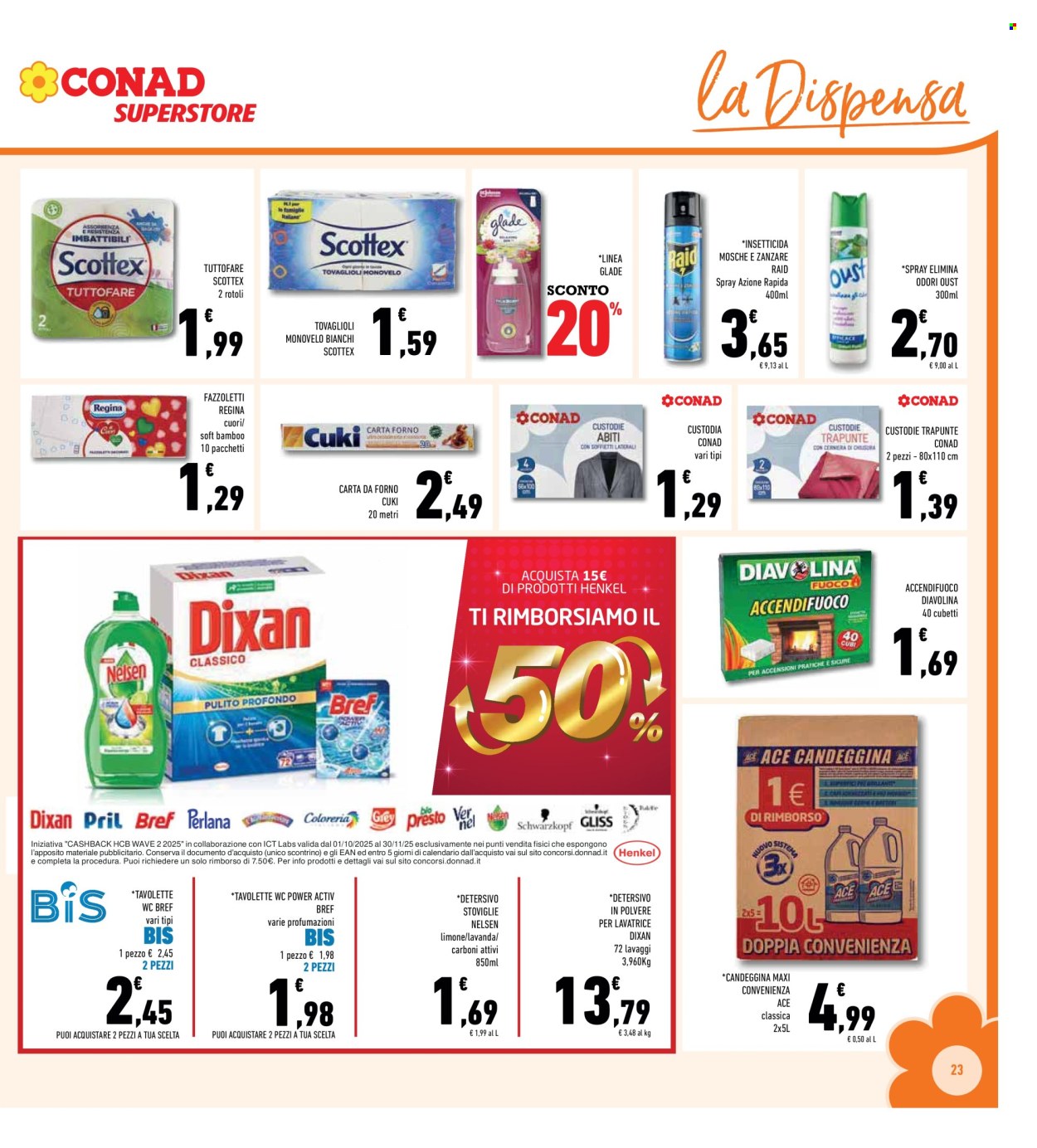 Volantino Conad Superstore - 8/10/2025 - 19/10/2025. Pagina 23