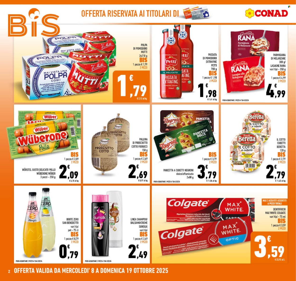 Volantino Conad - 8/10/2025 - 19/10/2025. Pagina 2