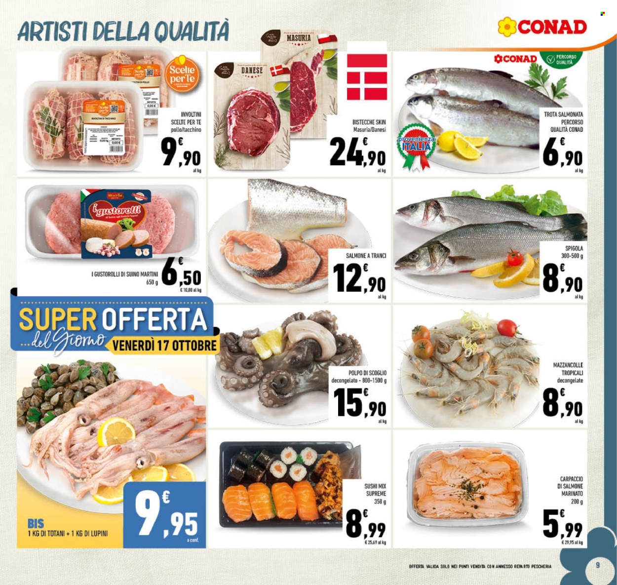 Volantino Conad - 8/10/2025 - 19/10/2025. Pagina 9