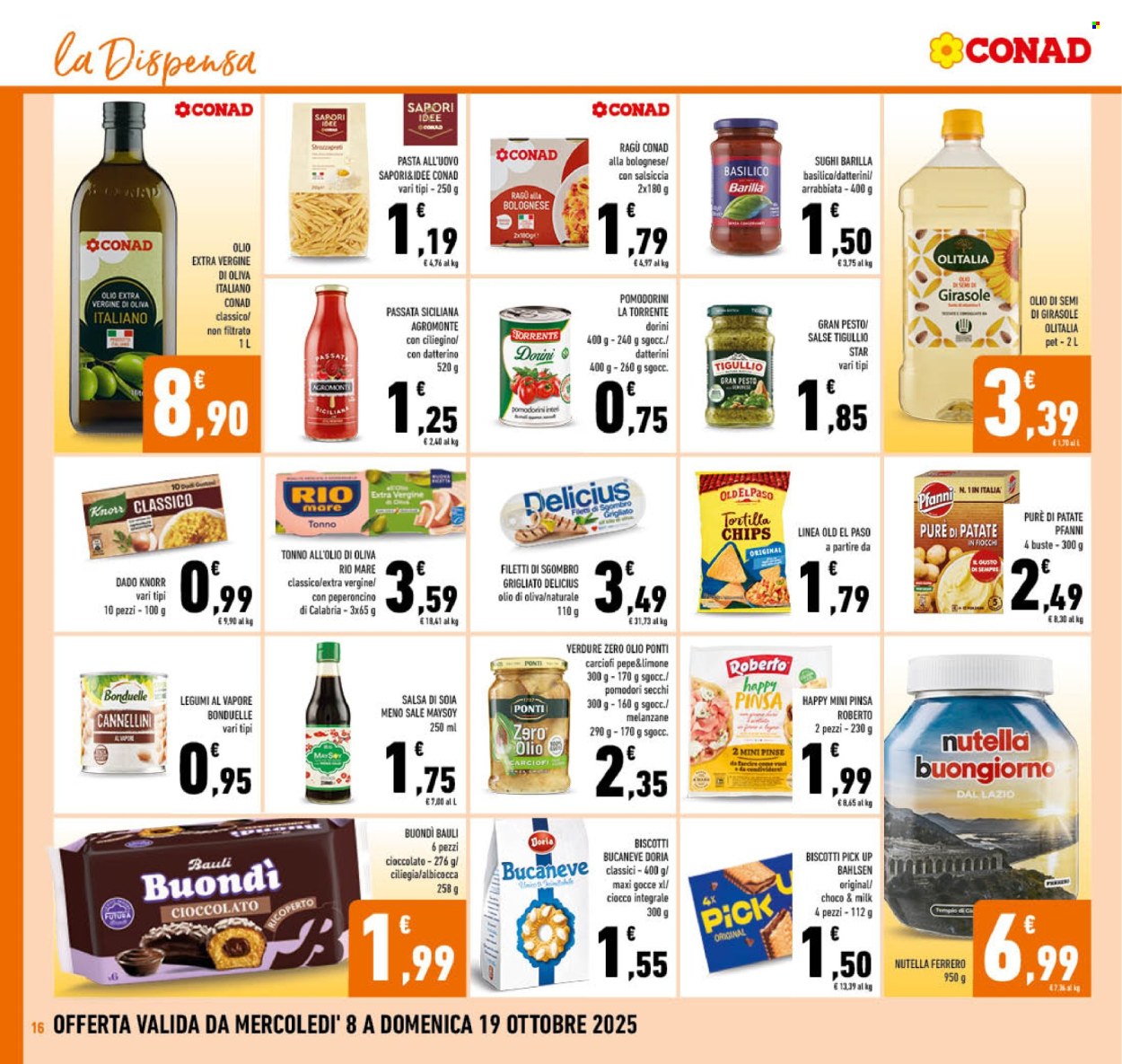 Volantino Conad - 8/10/2025 - 19/10/2025. Pagina 16