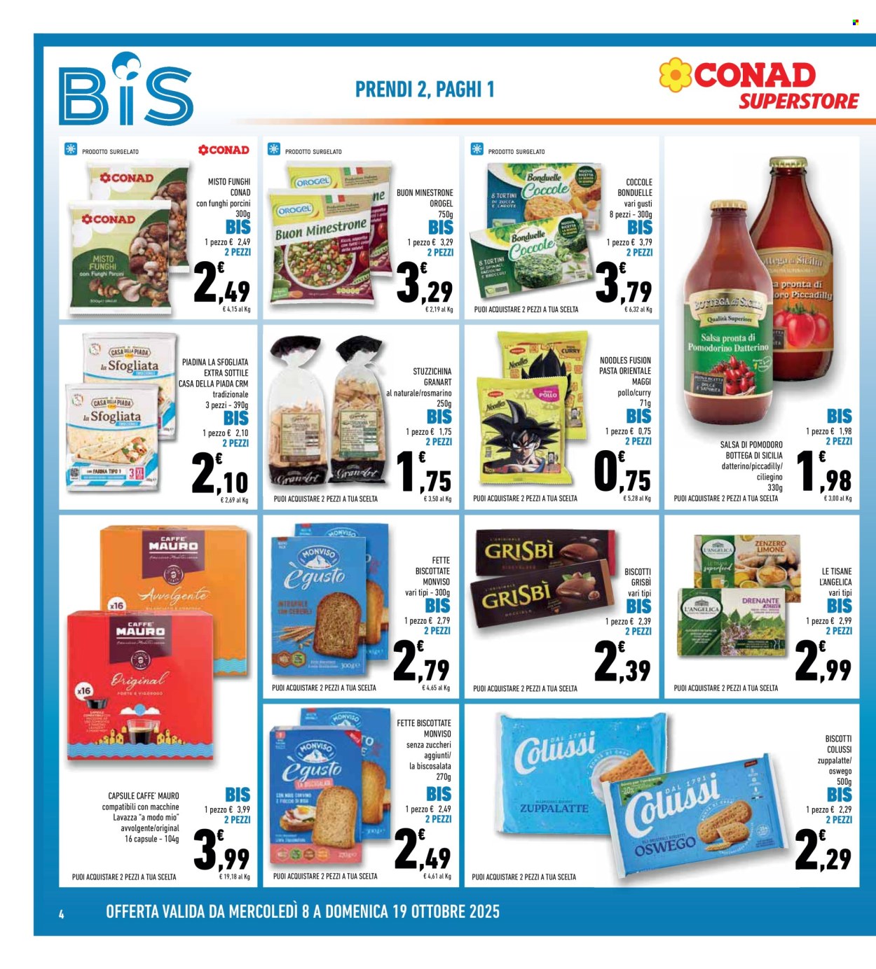 Volantino Conad Superstore - 8/10/2025 - 19/10/2025. Pagina 4