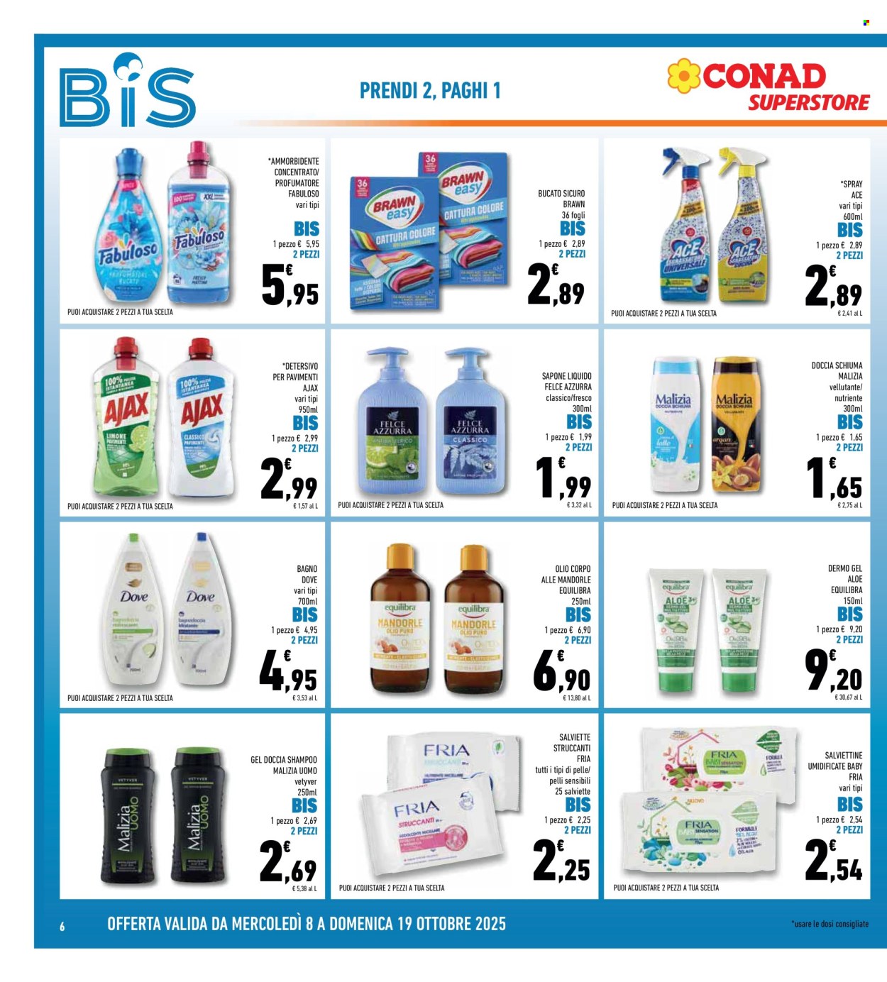 Volantino Conad Superstore - 8/10/2025 - 19/10/2025. Pagina 6