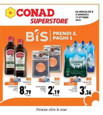 Volantino Conad Superstore - 8/10/2025 - 19/10/2025.