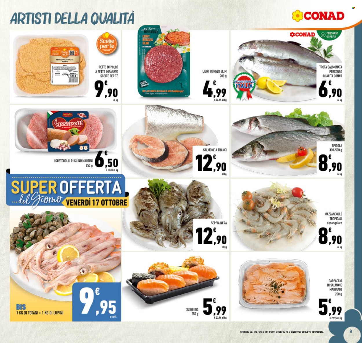 Volantino Conad - 8/10/2025 - 19/10/2025. Pagina 9