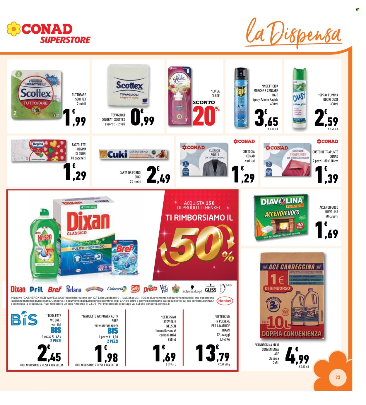 Volantino Conad Superstore - 8/10/2025 - 19/10/2025. Pagina 23
