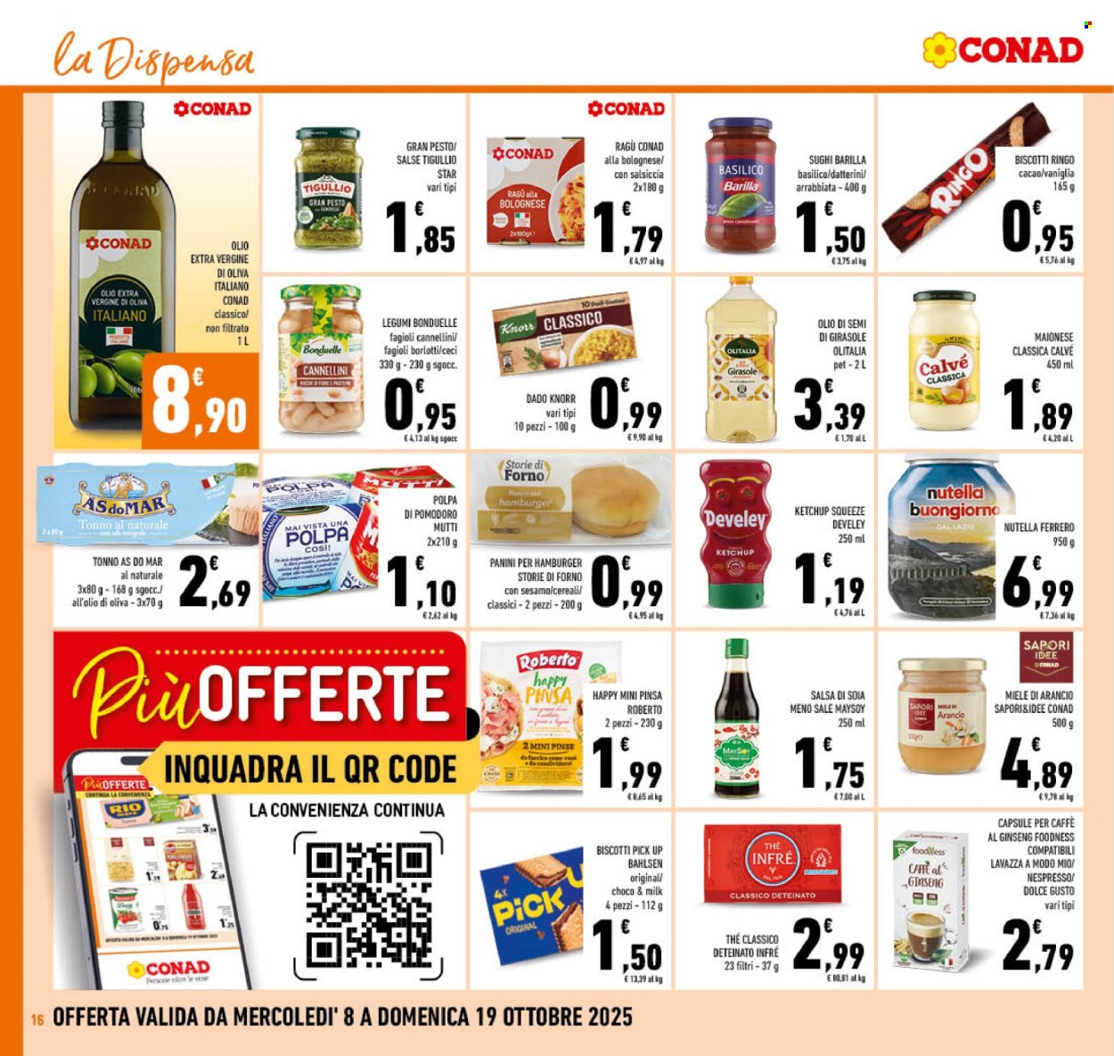 Volantino Conad - 8/10/2025 - 19/10/2025. Pagina 16
