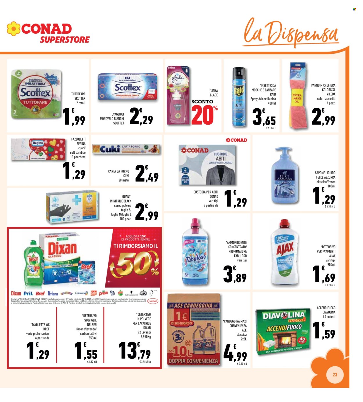 Volantino Conad Superstore - 8/10/2025 - 19/10/2025. Pagina 23