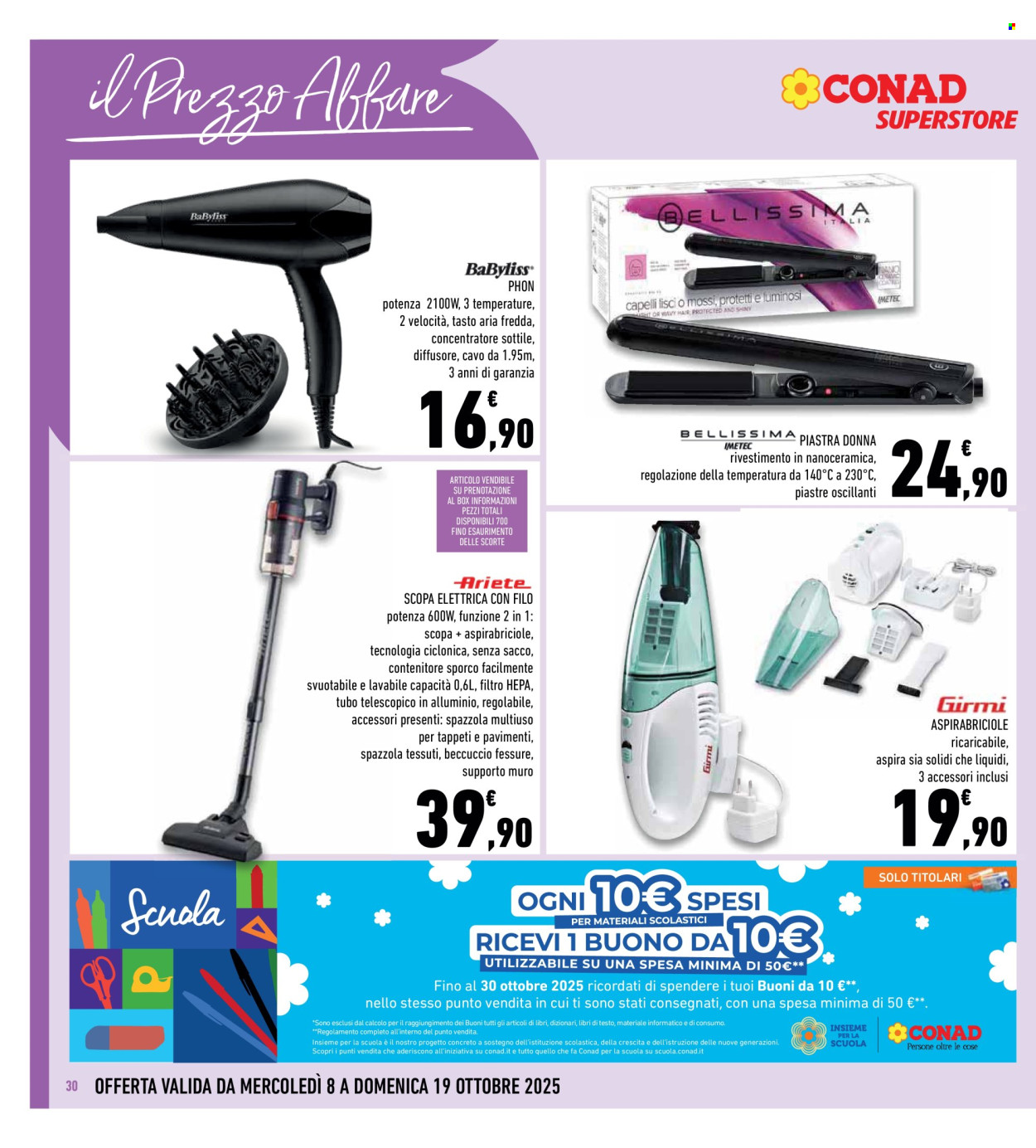 Volantino Conad Superstore - 8/10/2025 - 19/10/2025. Pagina 30