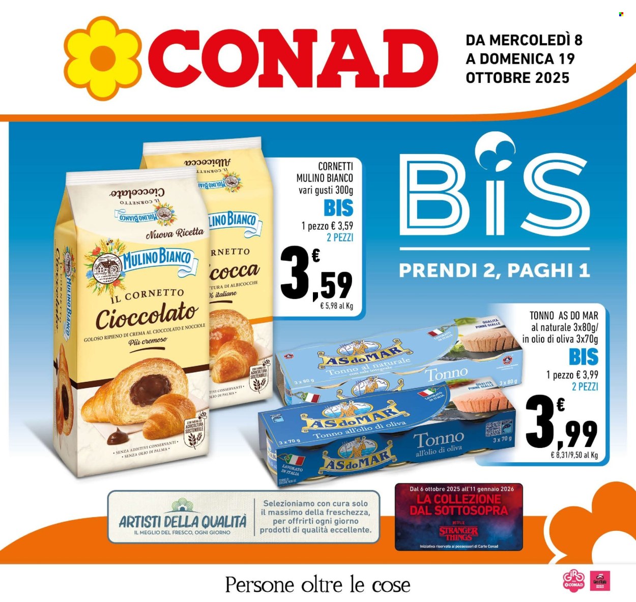 Volantino Conad - 8/10/2025 - 19/10/2025. Pagina 1