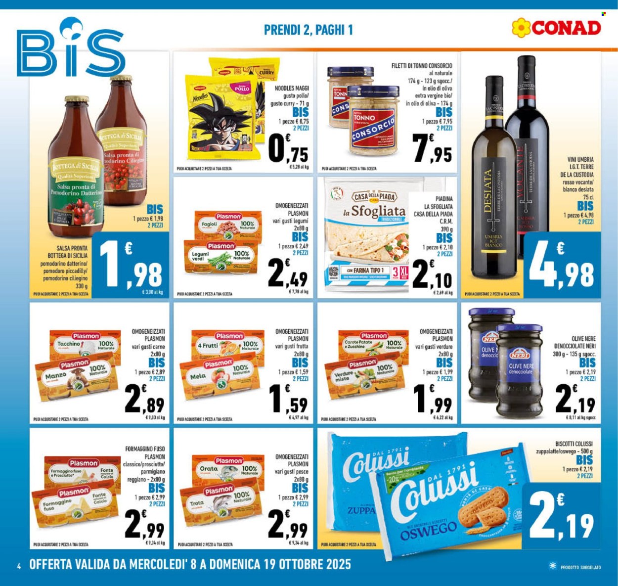 Volantino Conad - 8/10/2025 - 19/10/2025. Pagina 4