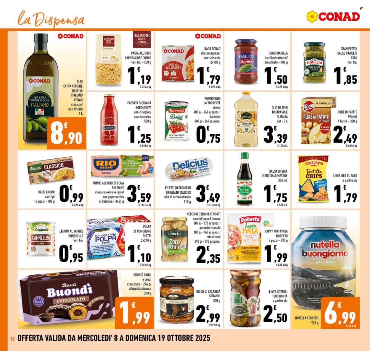 Volantino Conad - 8/10/2025 - 19/10/2025. Pagina 16