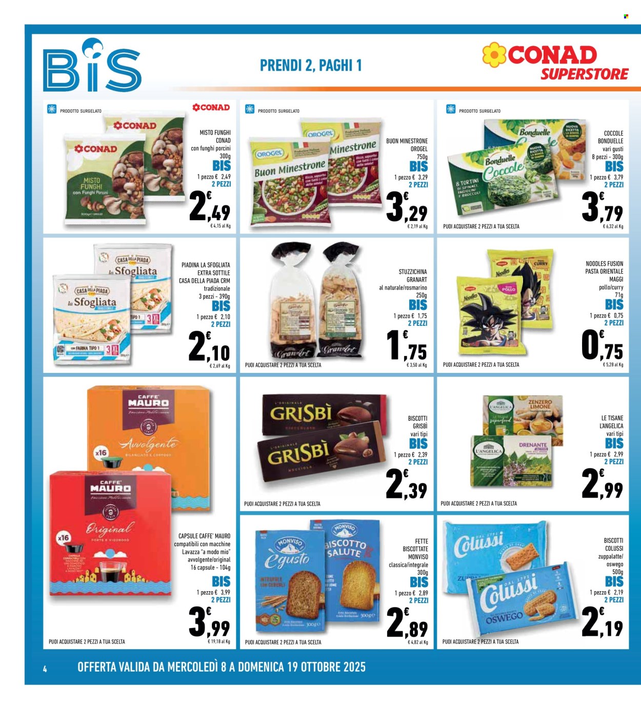 Volantino Conad Superstore - 8/10/2025 - 19/10/2025. Pagina 4