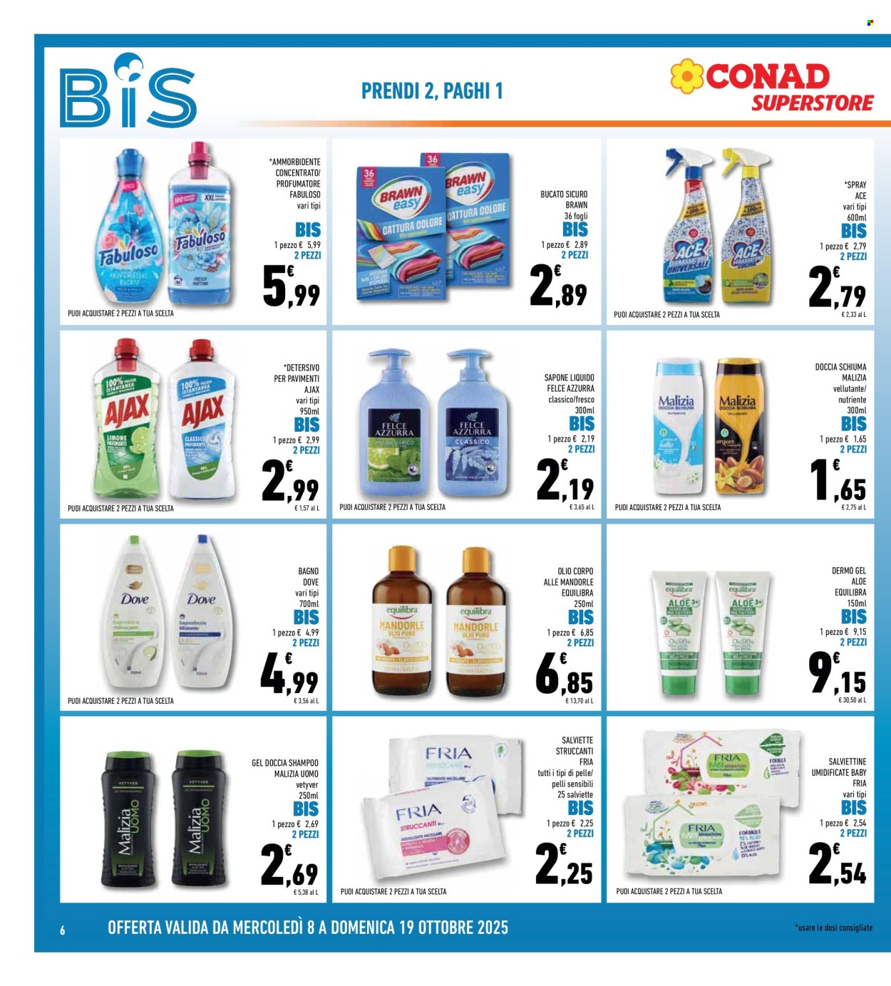 Volantino Conad Superstore - 8/10/2025 - 19/10/2025. Pagina 6