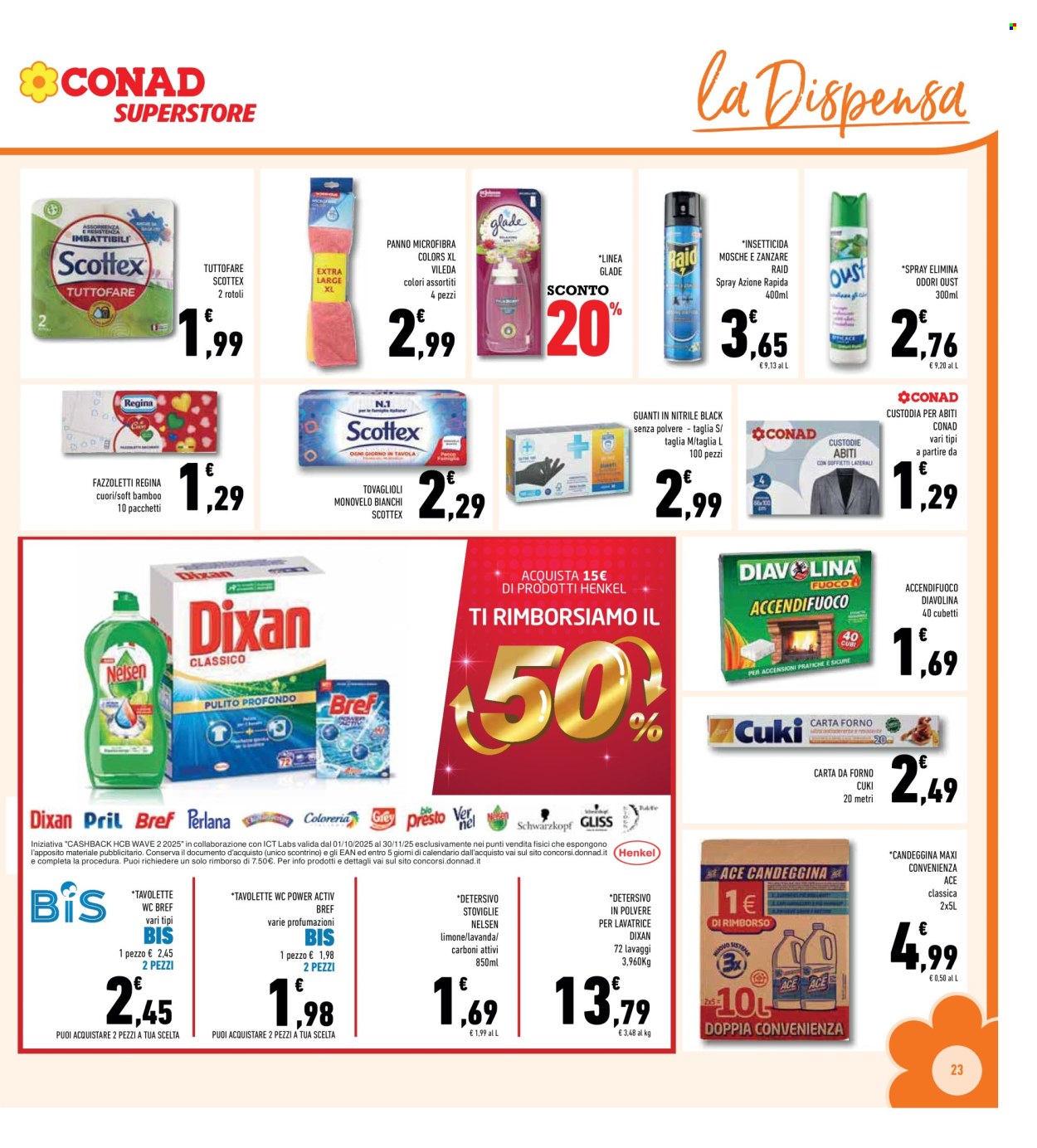 Volantino Conad Superstore - 8/10/2025 - 19/10/2025. Pagina 23