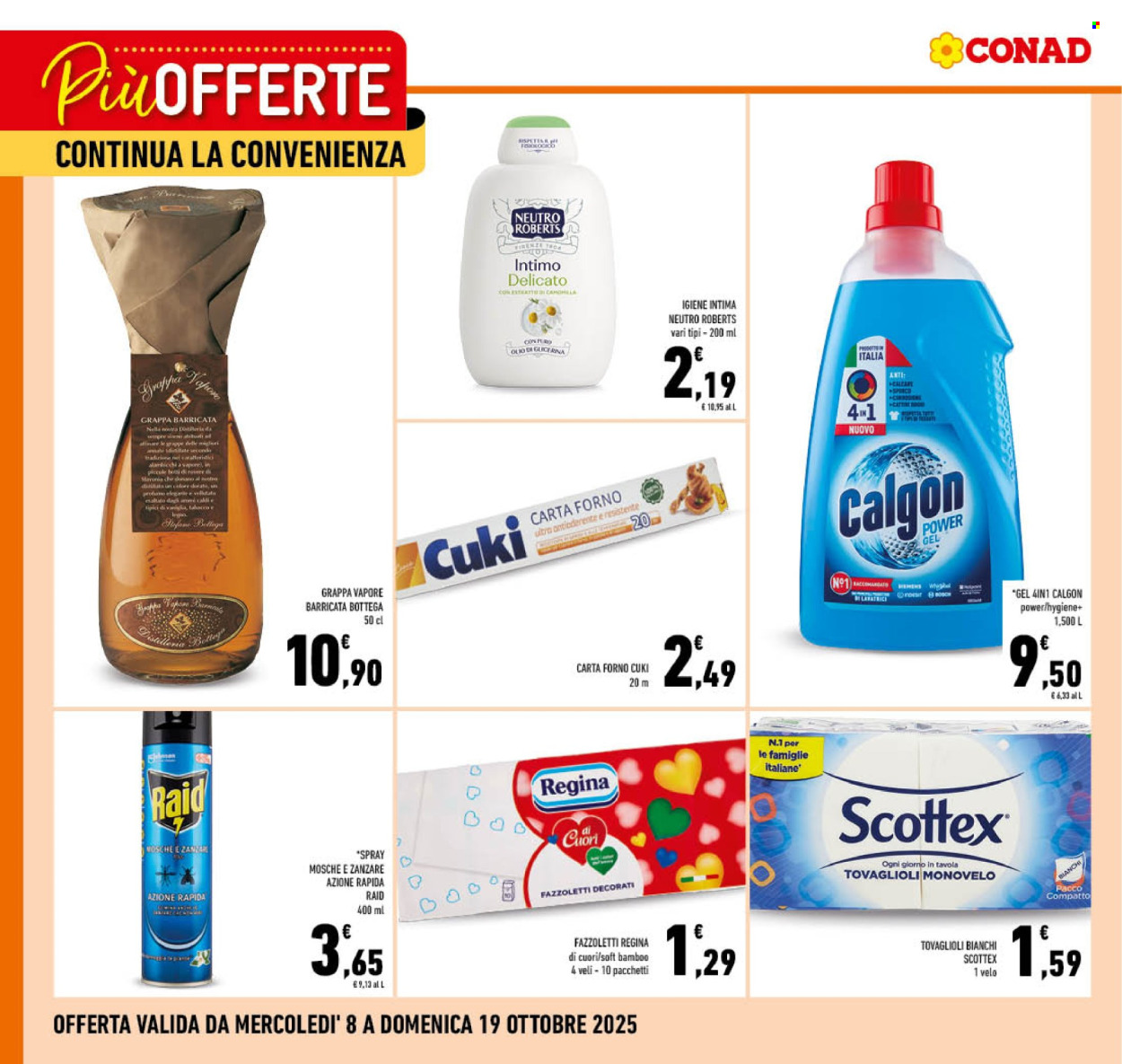 Volantino Conad - 8/10/2025 - 19/10/2025. Pagina 3