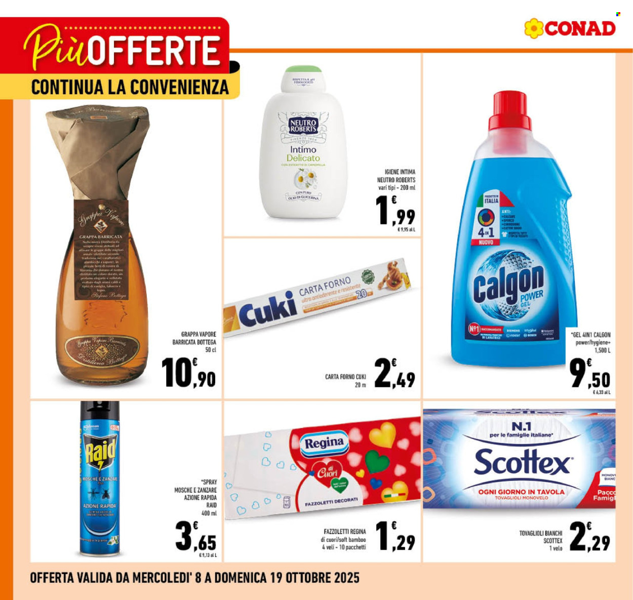 Volantino Conad - 8/10/2025 - 19/10/2025. Pagina 3