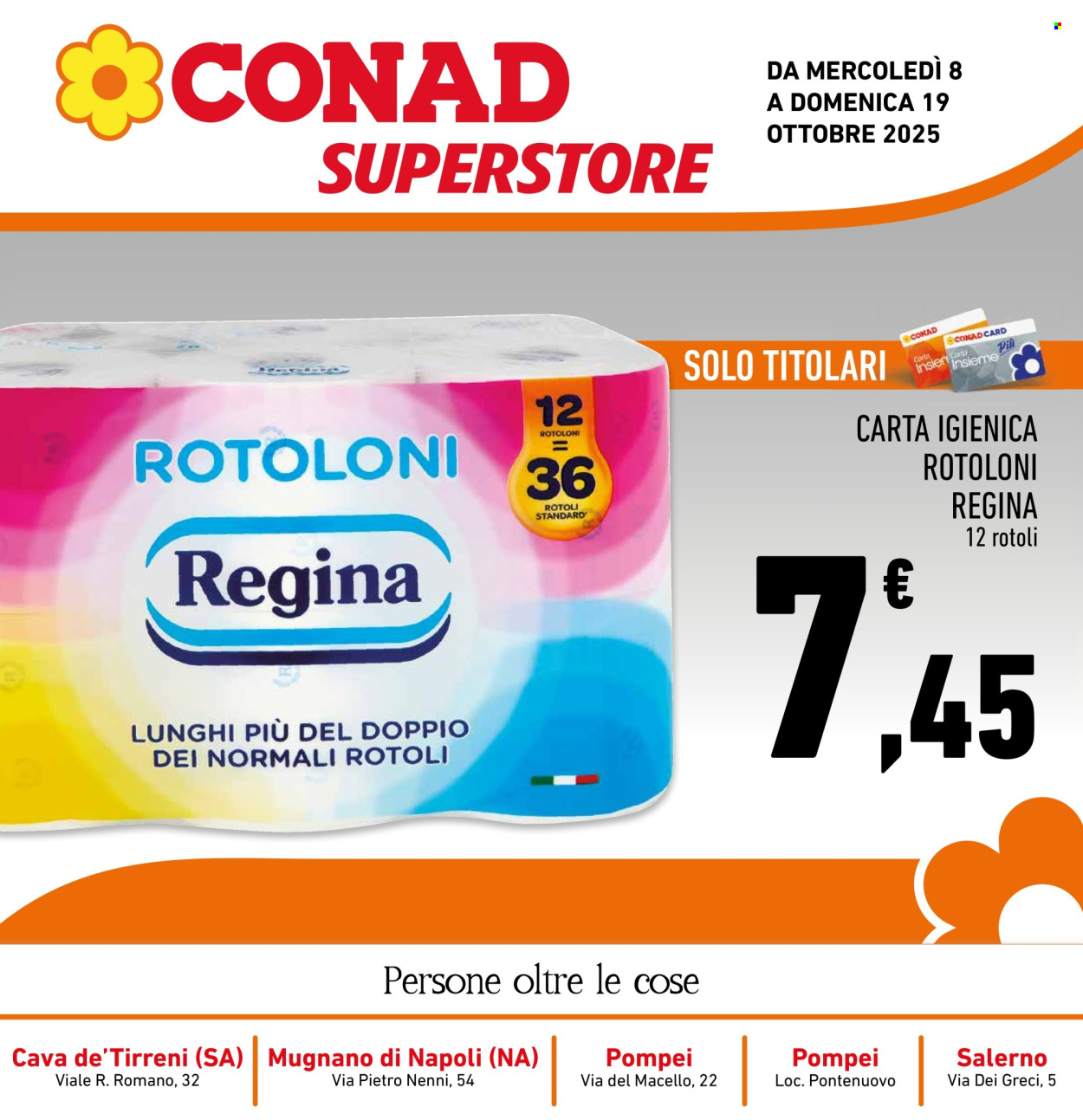 Volantino Conad Superstore - 8/10/2025 - 19/10/2025. Pagina 1