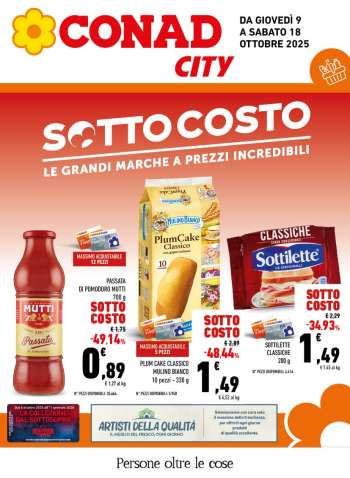 Volantino Conad - 9/10/2025 - 18/10/2025.