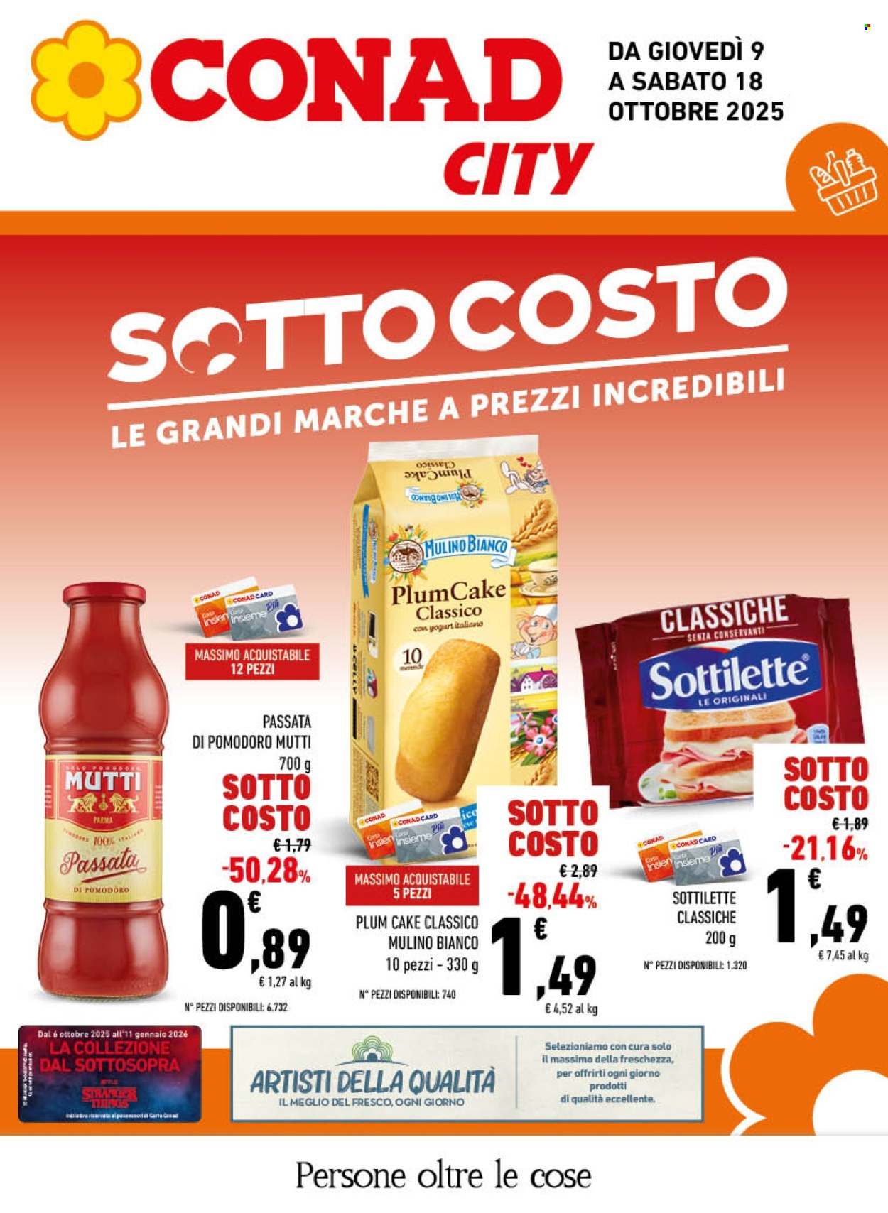 Volantino Conad - 9/10/2025 - 18/10/2025. Pagina 1