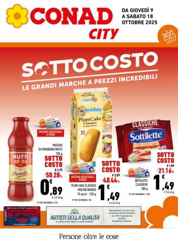 Volantino Conad - 9/10/2025 - 18/10/2025.
