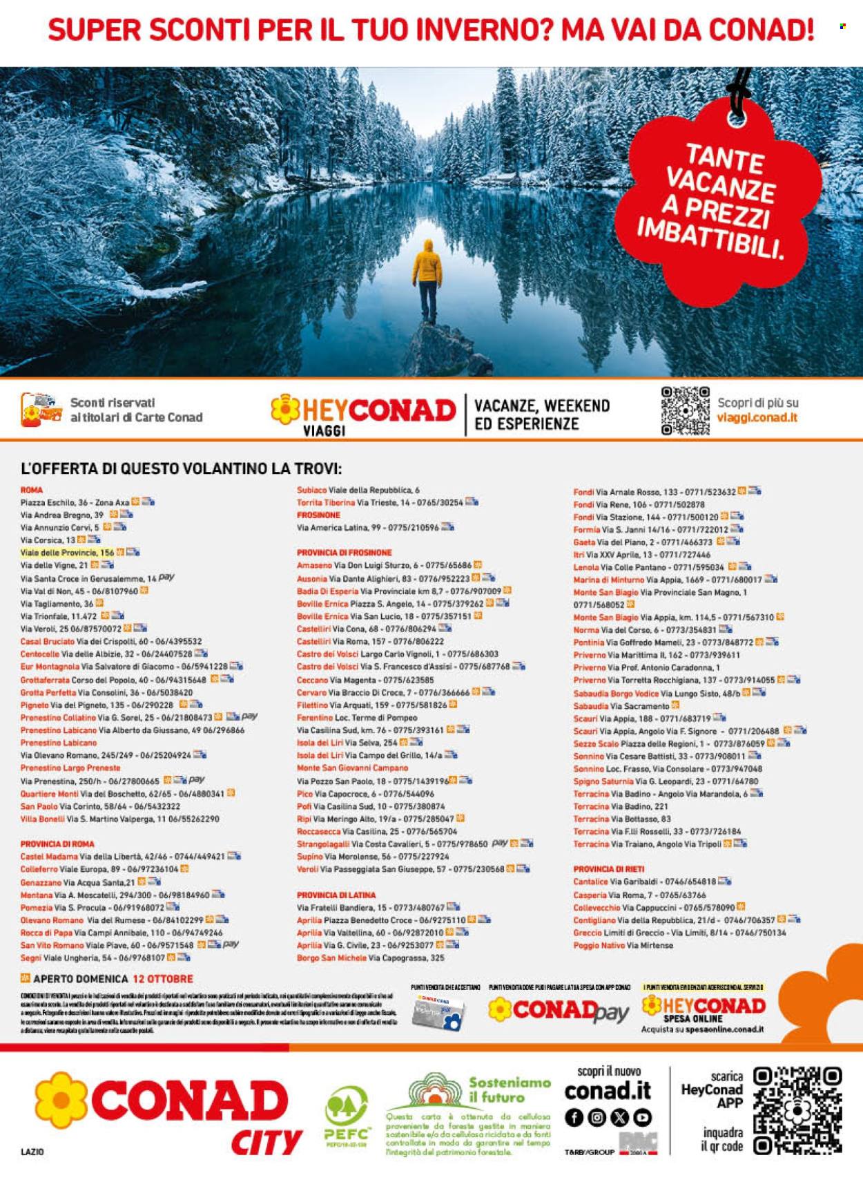 Volantino Conad - 9/10/2025 - 18/10/2025. Pagina 16