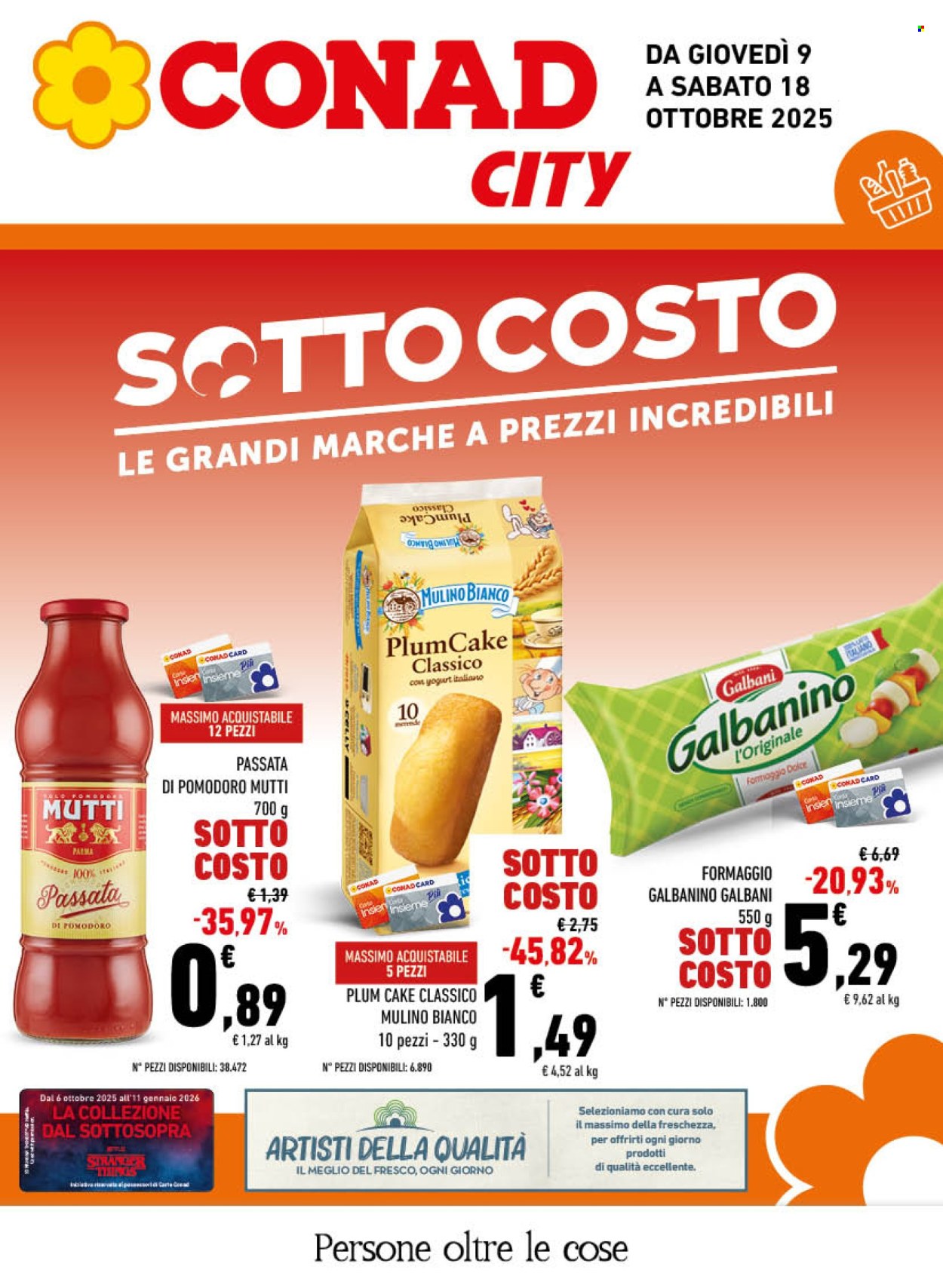 Volantino Conad City - 9/10/2025 - 18/10/2025. Pagina 1