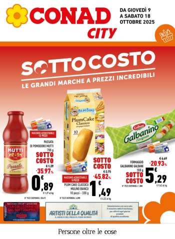 Volantino Conad City - 9/10/2025 - 18/10/2025.