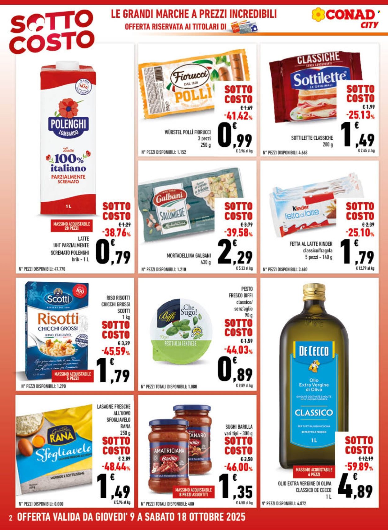 Volantino Conad City - 9/10/2025 - 18/10/2025. Pagina 2