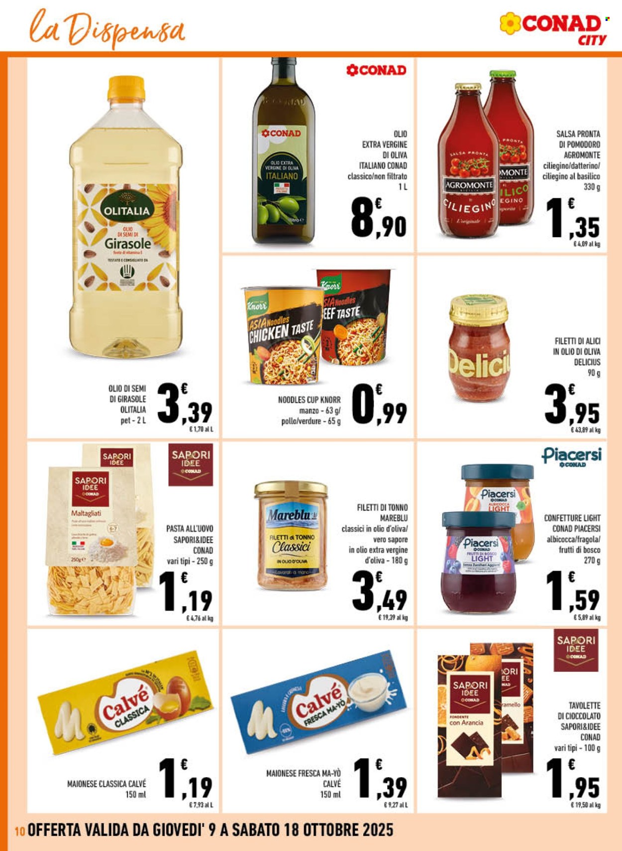 Volantino Conad City - 9/10/2025 - 18/10/2025. Pagina 10