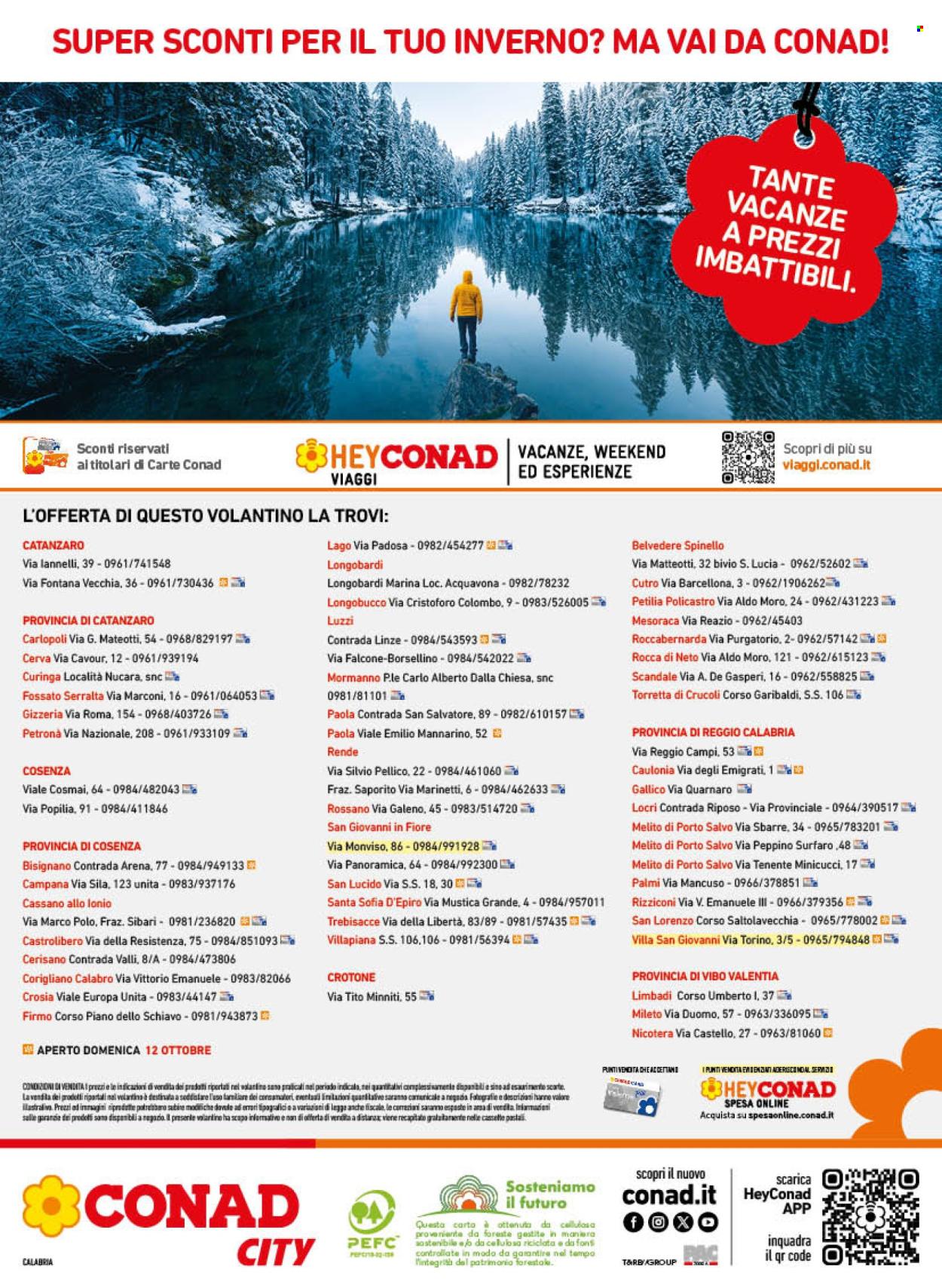 Volantino Conad City - 9/10/2025 - 18/10/2025. Pagina 16