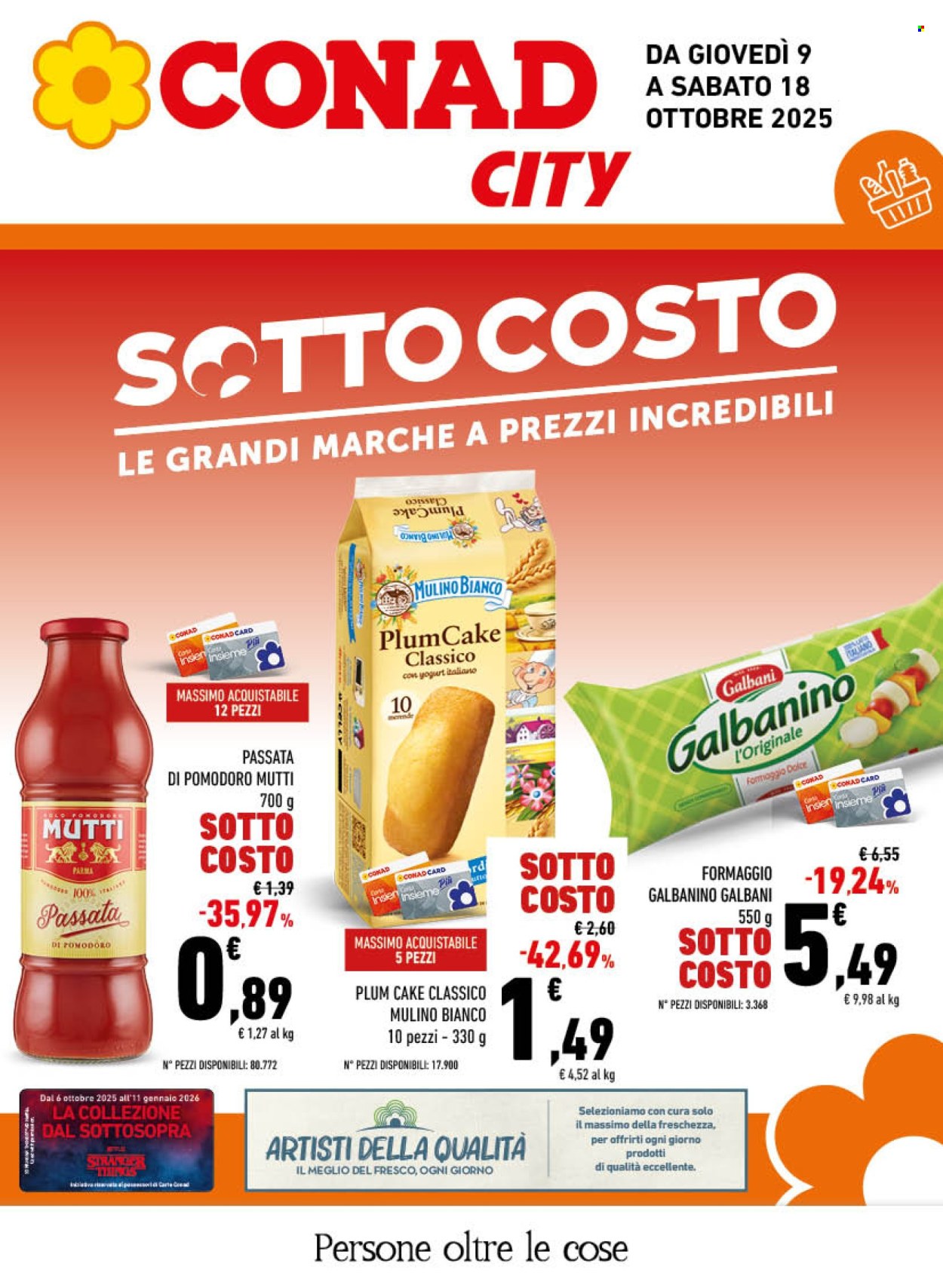Volantino Conad - 9/10/2025 - 18/10/2025. Pagina 1