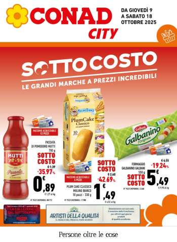 Volantino Conad - 9/10/2025 - 18/10/2025.