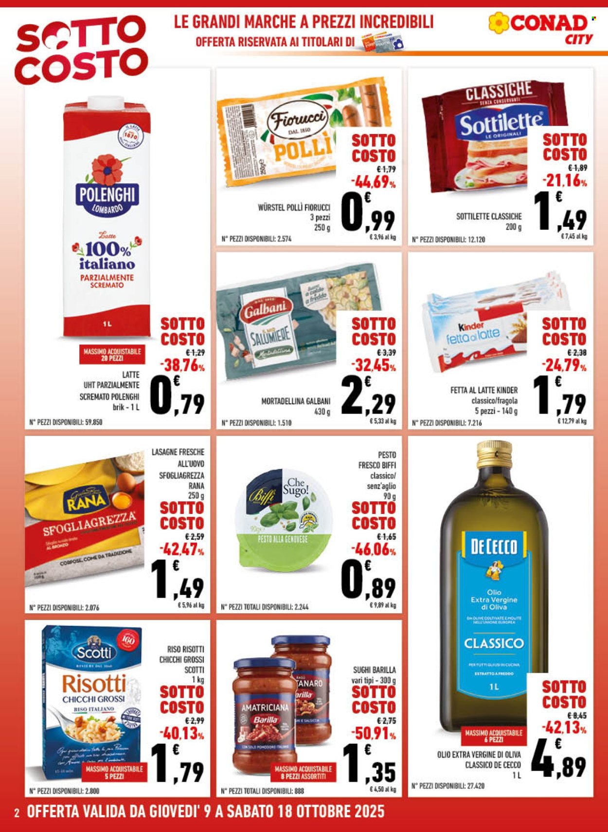 Volantino Conad - 9/10/2025 - 18/10/2025. Pagina 2
