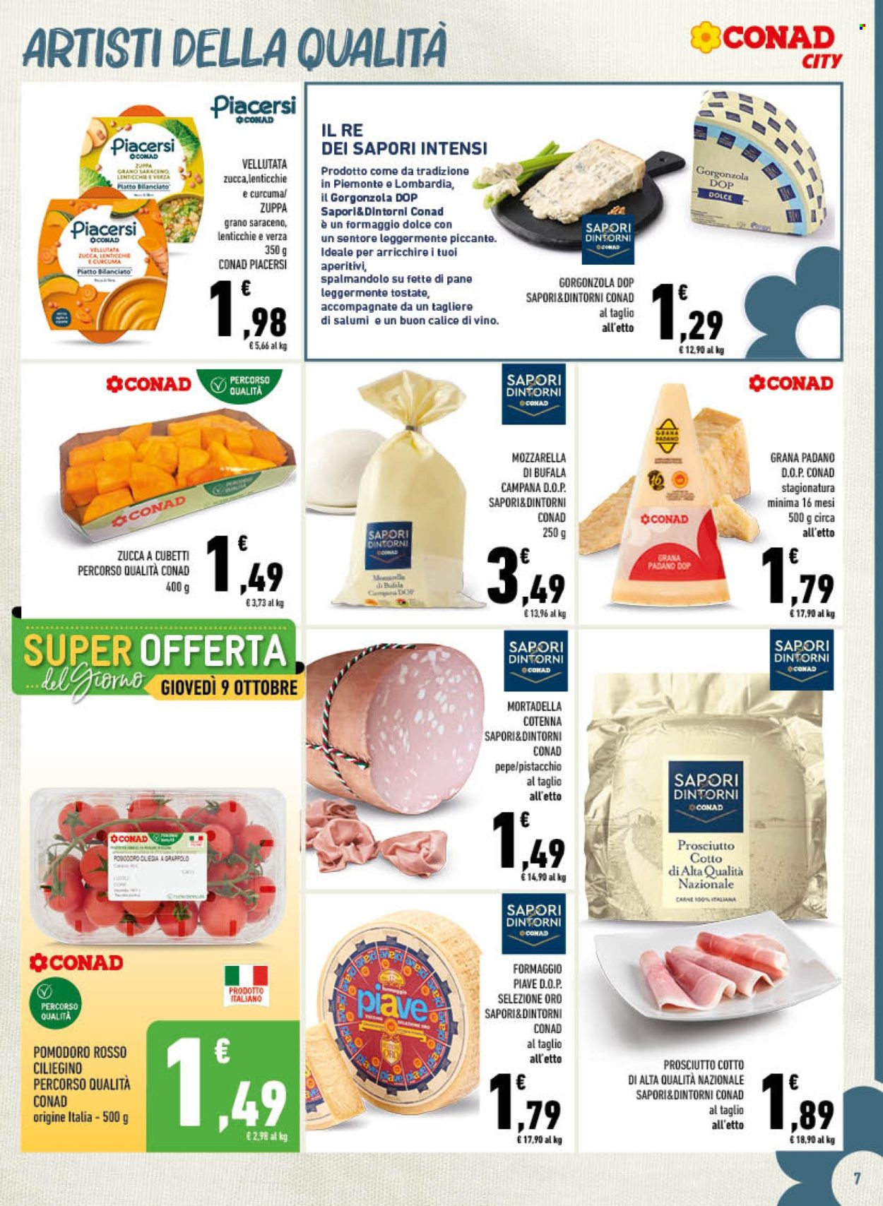 Volantino Conad - 9/10/2025 - 18/10/2025. Pagina 7