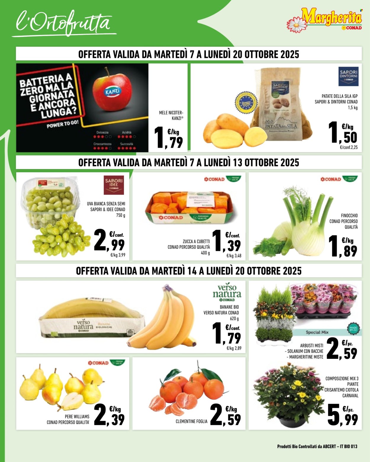 Volantino Margherita Conad - 7/10/2025 - 20/10/2025. Pagina 2