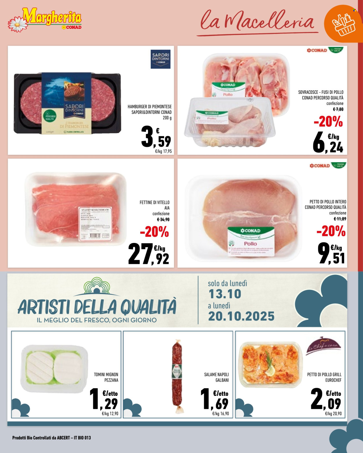 Volantino Margherita Conad - 7/10/2025 - 20/10/2025. Pagina 3