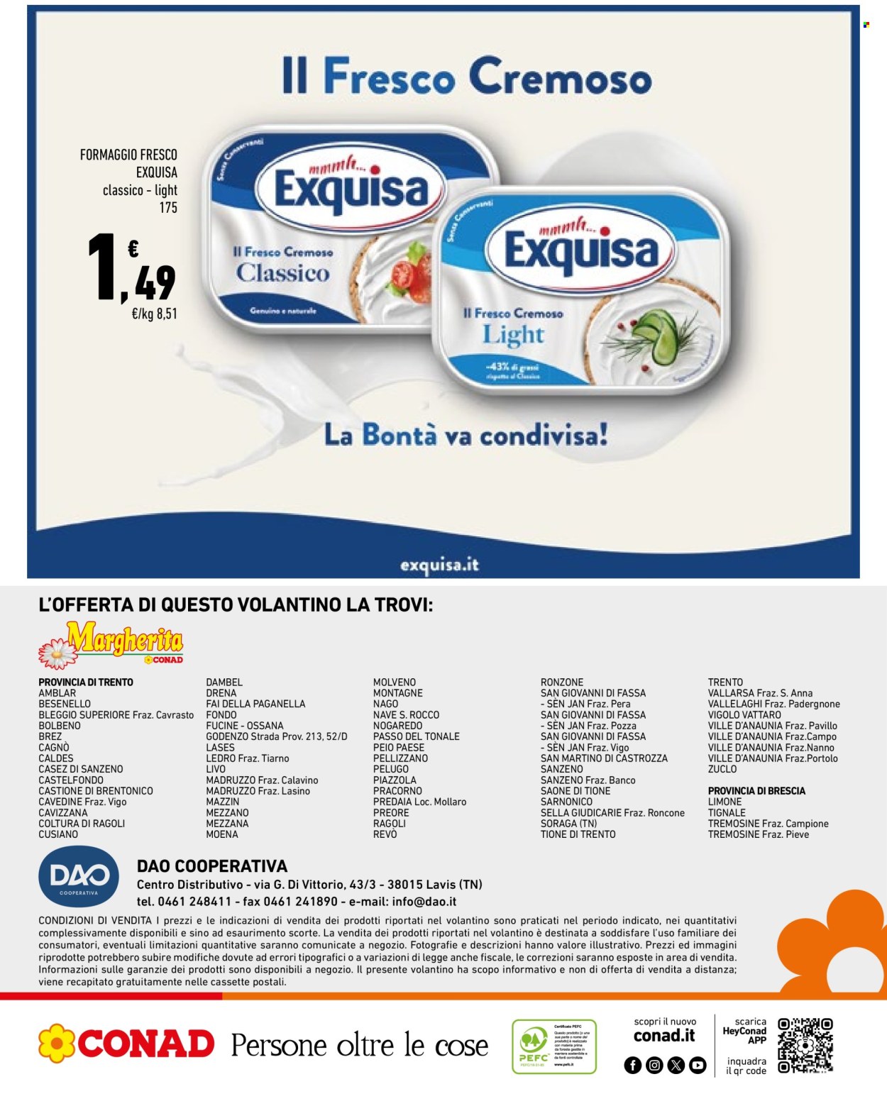 Volantino Margherita Conad - 7/10/2025 - 20/10/2025. Pagina 8